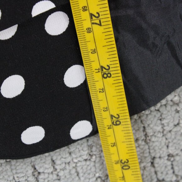 TOV Holy Jacket Womens Size 40 Black Polka Dot Long Sleeve Open Front Polyester - Picture 8 of 9